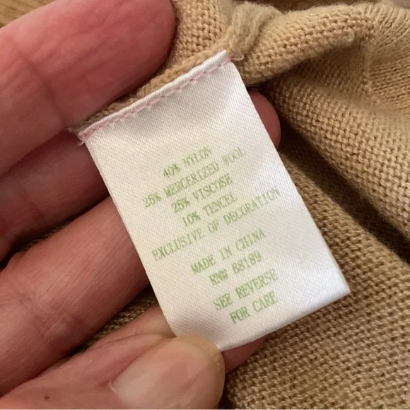 Lilly Pulitzer Beige Sweater with Anchor Design - Picture 9 of 10